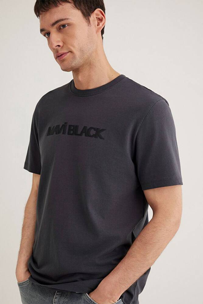 Erkek Mavi Black Tişört 0612643-80106 Gri 