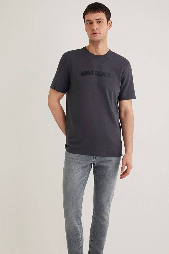 Erkek Mavi Black Tişört 0612643-80106 Gri 