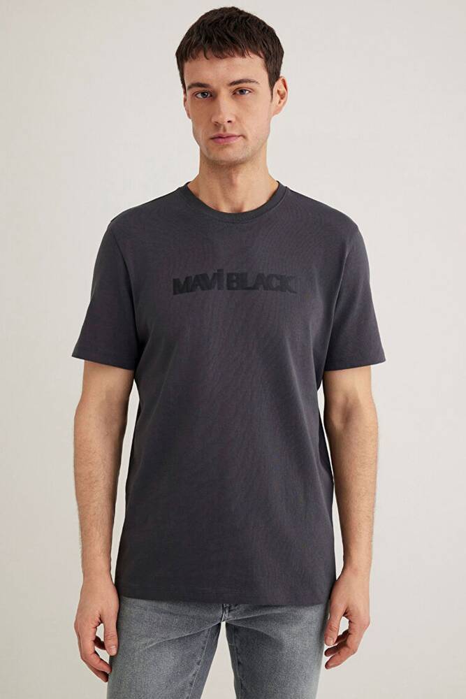 Erkek Mavi Black Tişört 0612643-80106 Gri 
