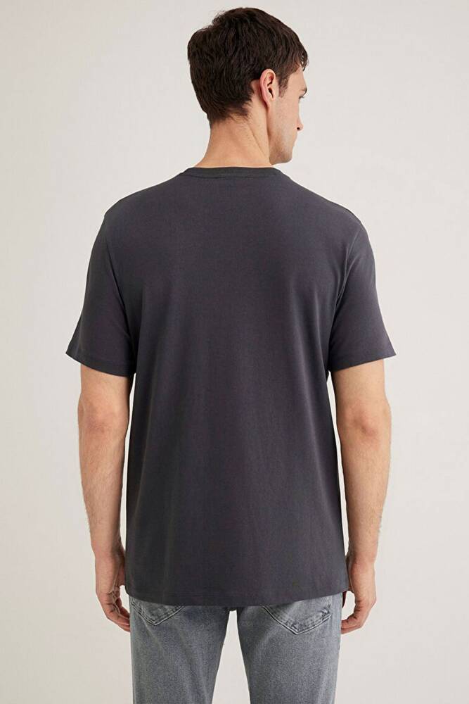 Erkek Mavi Black Tişört 0612643-80106 Gri 