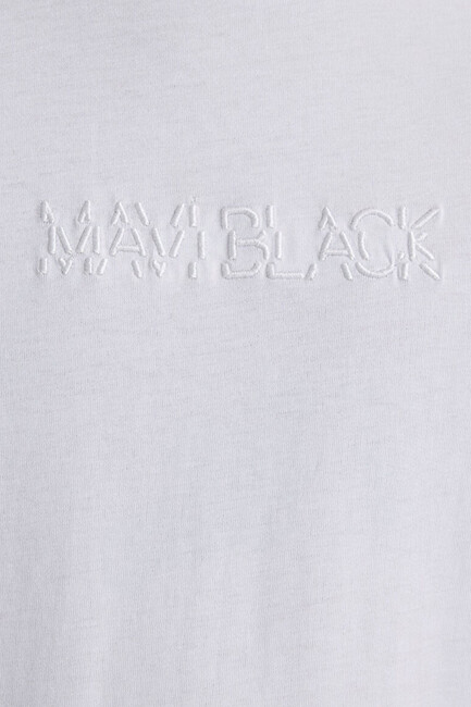 Erkek Mavi Black Tişört 0612644-620 Beyaz - Thumbnail