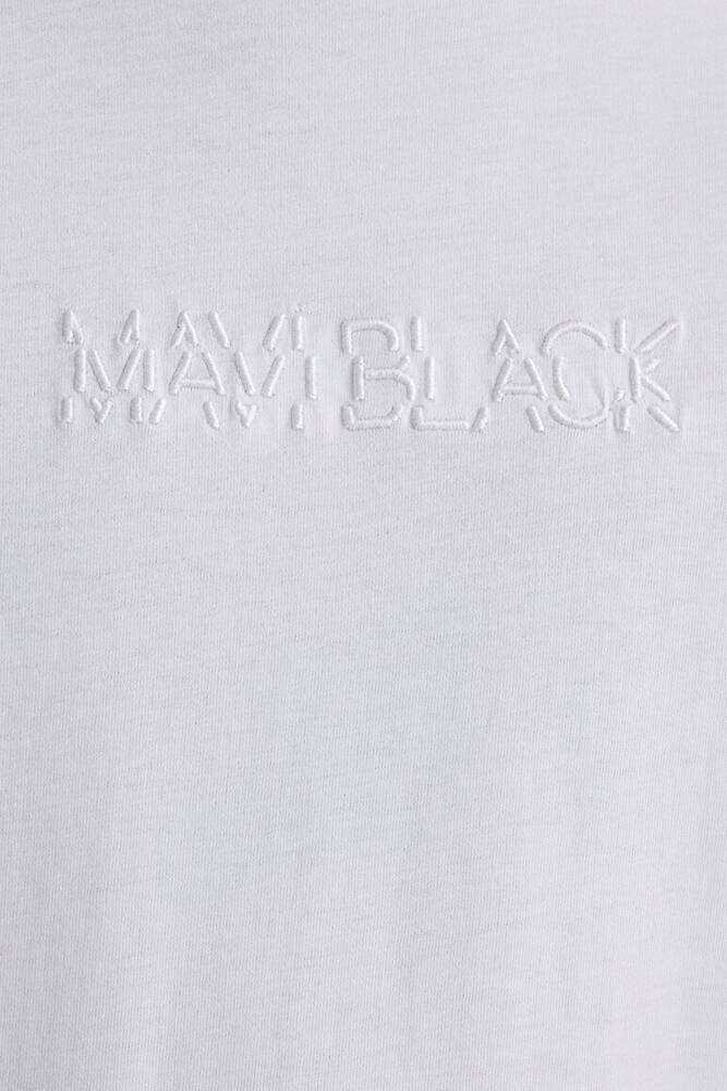 Erkek Mavi Black Tişört 0612644-620 Beyaz 
