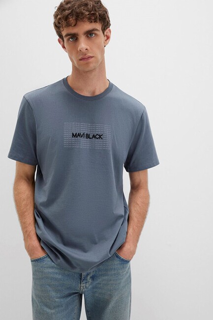 Erkek Mavi Black Tişört 0613042-80776 Mavi (1)