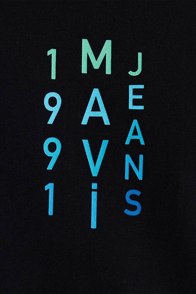 Erkek Mavi Jeans Tişört 0612589-900 Siyah 