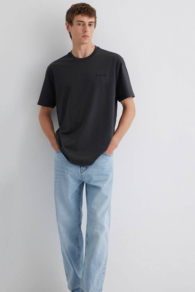 Erkek Mavi Jeans Tişört 0612733-70092 Siyah 