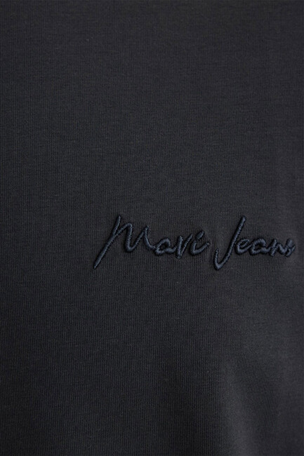 Erkek Mavi Jeans Tişört 0612733-70092 Siyah - Thumbnail