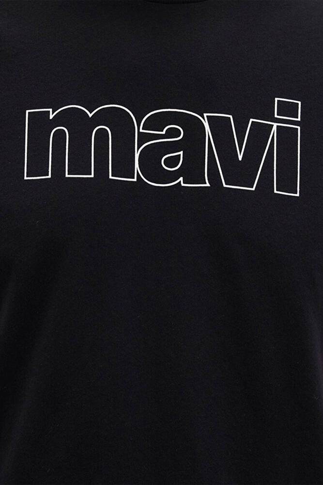 Erkek Mavi Logo Tshırt 065781-900 Siyah 