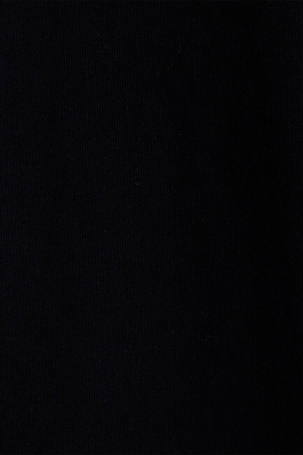 Erkek Mavi Minimal Logo Tişört 0612709-900 Siyah - Thumbnail