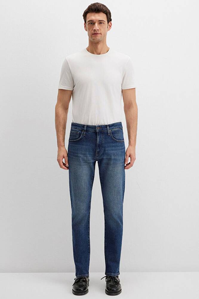 Erkek Milan Classic Denim Pantolon 0081090816 Lacivert 