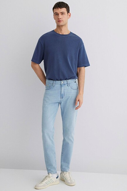 Erkek Milan Premium Blue Jean Pantolon 0081089804 Mavi - Thumbnail