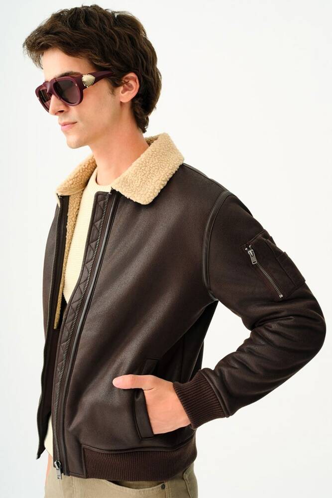 Erkek Mont LF2036720 Kahve 