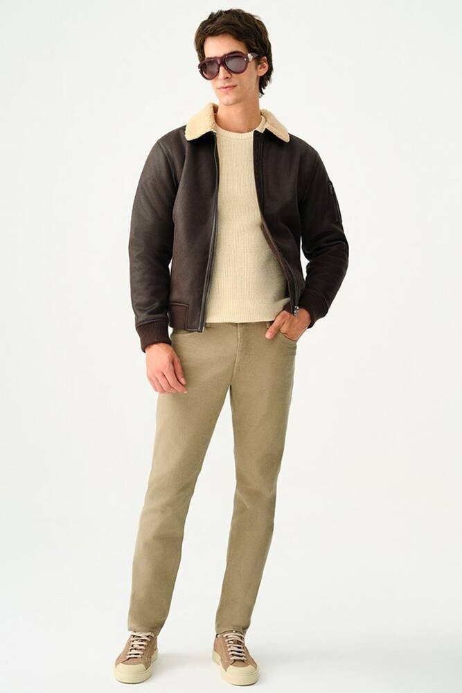 Erkek Mont LF2036720 Kahve 