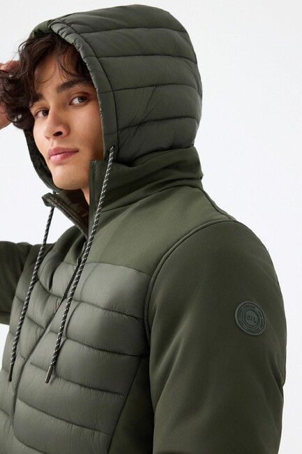 Erkek Mont LF2038491 Haki - Thumbnail