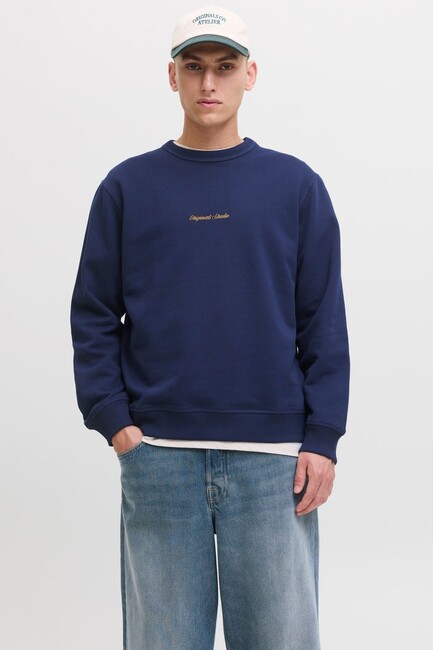 Erkek Norrebro Sweat 12282893 Lacivert - Thumbnail
