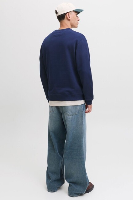 Erkek Norrebro Sweat 12282893 Lacivert - Thumbnail