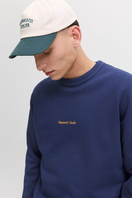 Erkek Norrebro Sweat 12282893 Lacivert - Thumbnail