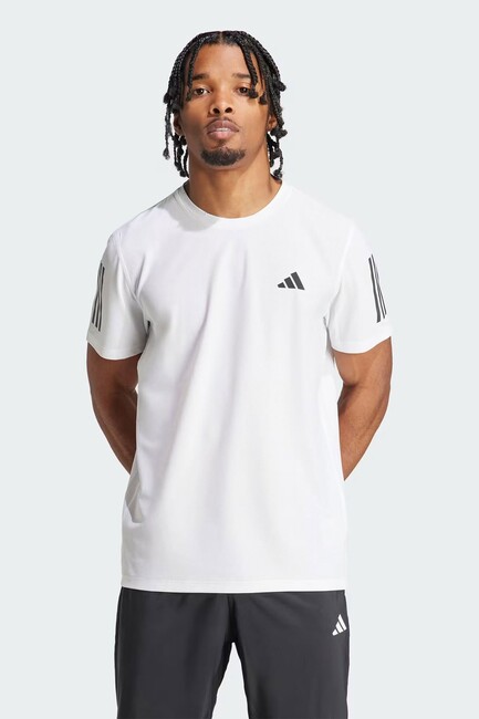 Adidas - Erkek Own The Run Tişört IK7436 Beyaz 