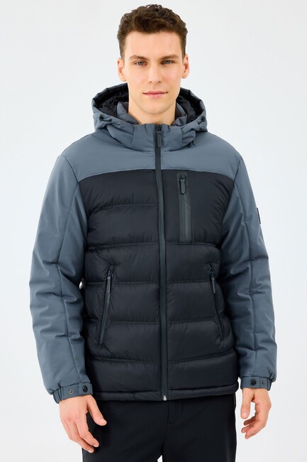 Erkek Padded Ceket S242033-3998 Gri (1)