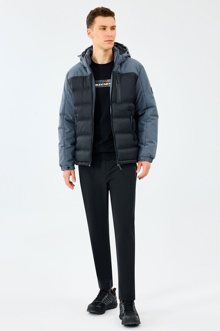 Erkek Padded Ceket S242033-3998 Gri (3)