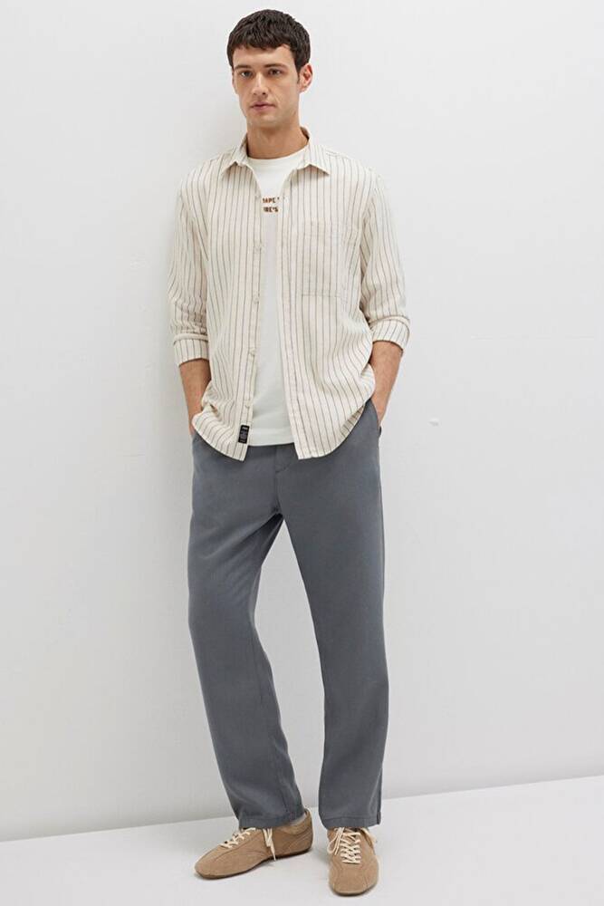 Erkek Pantolon 0010193-80889 Gri 