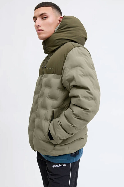 Erkek Poınt Heat Puffer Ceket 12285932 Yeşil - Thumbnail