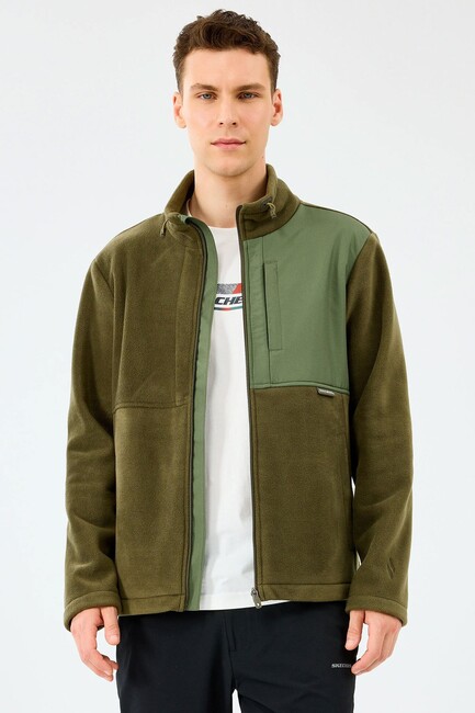 Erkek Polar Ceket S2520130-0096 Haki (1)