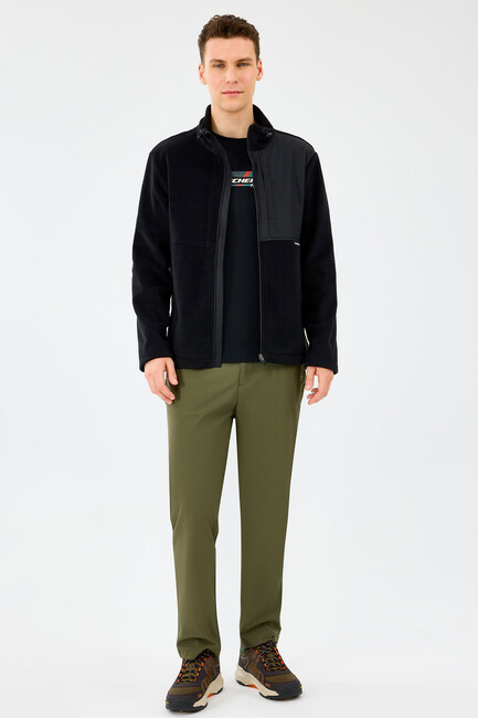 Erkek Polar Ceket S2520130-3817 Siyah (3)