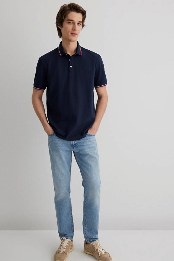 Erkek Polo Tişört 0611938-82318 Lacivert 