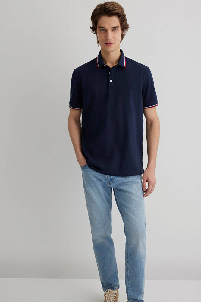 Erkek Polo Tişört 0611938-82318 Lacivert 