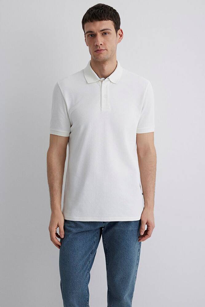 Erkek Polo Tişört 0612534-70057 Beyaz 