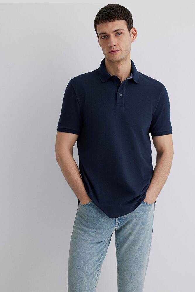 Erkek Polo Tişört 0612534-82183 Lacivert 