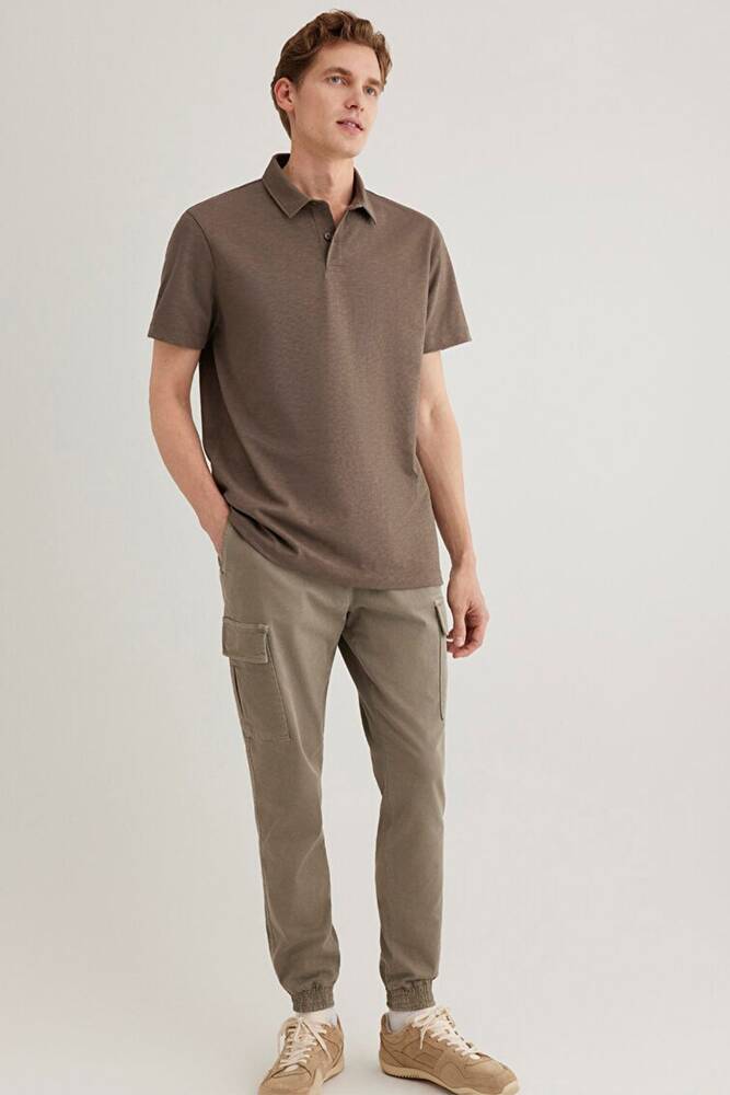 Erkek Polo Tişört 0612556-70376 Kahve 