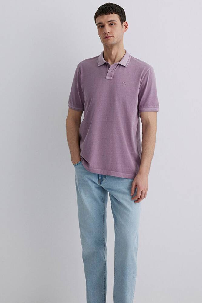 Erkek Polo Tişört 0612621-89596 Mor 