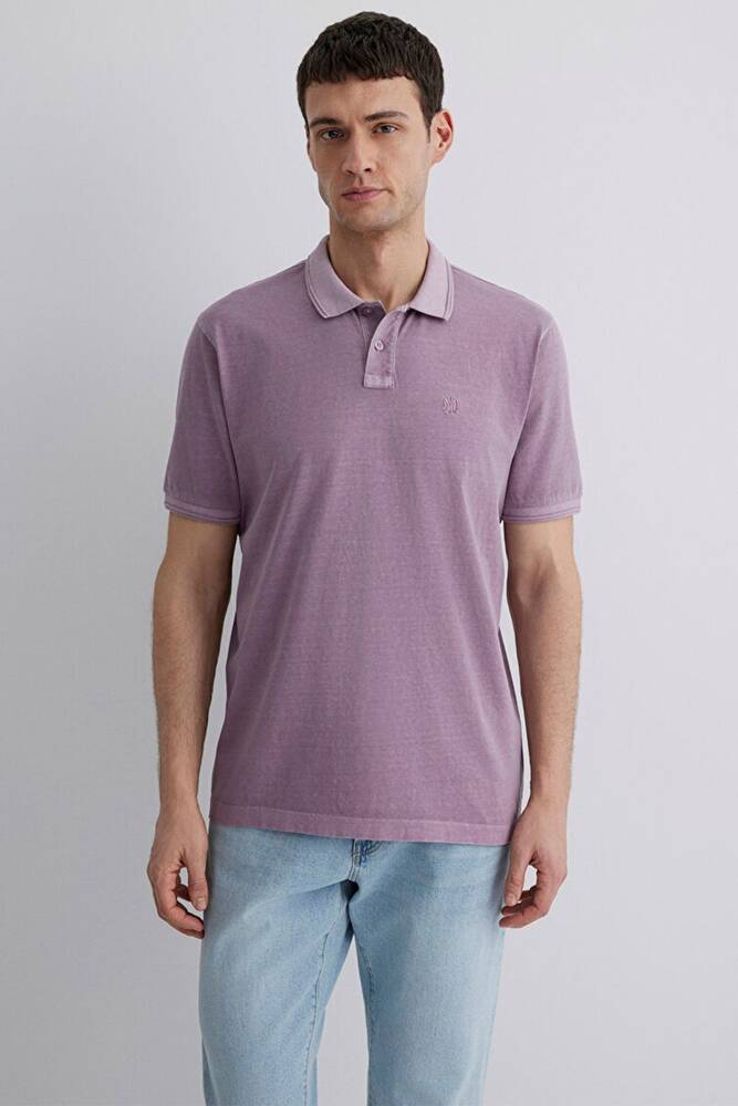 Erkek Polo Tişört 0612621-89596 Mor 