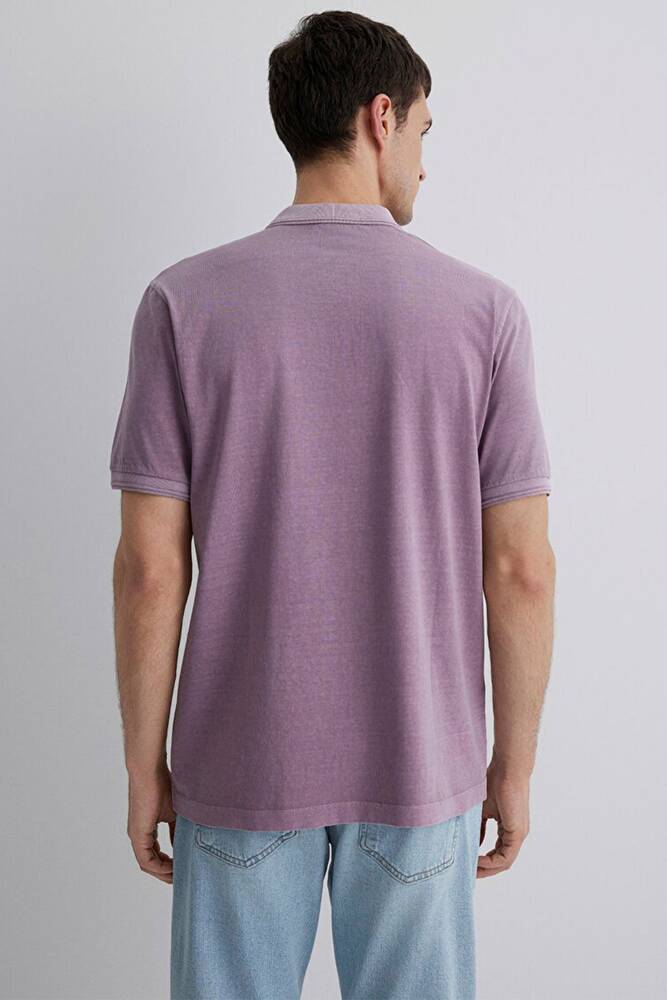 Erkek Polo Tişört 0612621-89596 Mor 