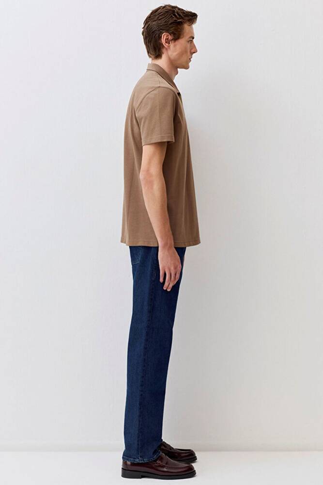 Erkek Polo Tişört 0612888-70378 Kahve 
