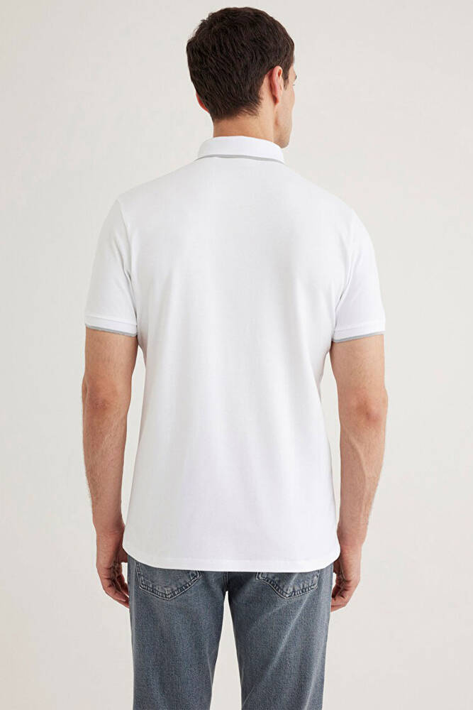 Erkek Polo Tişört 062373-27879 Beyaz 