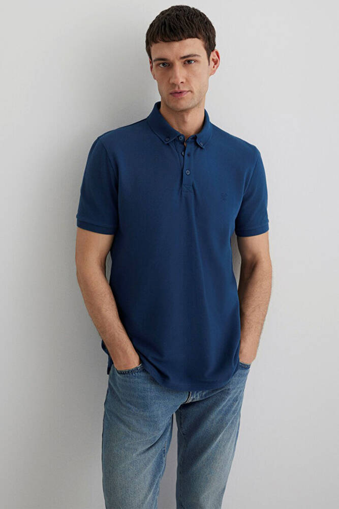 Erkek Polo Tişört 063247-80705 Mavi 