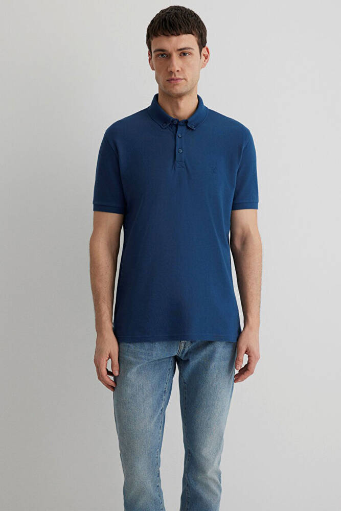 Erkek Polo Tişört 063247-80705 Mavi 