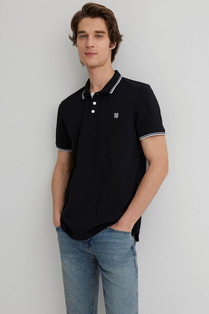 Erkek Polo Tişört 064164-900 Siyah 