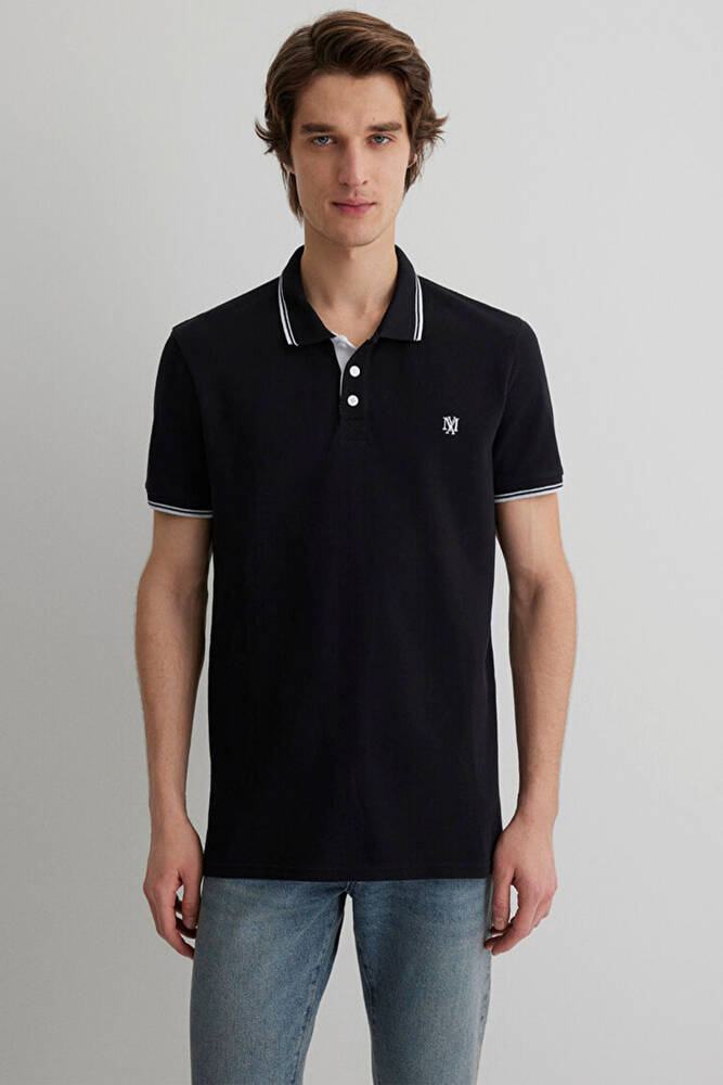 Erkek Polo Tişört 064164-900 Siyah 