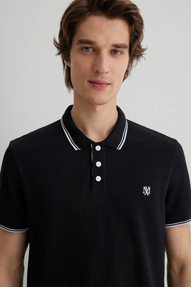 Erkek Polo Tişört 064164-900 Siyah 