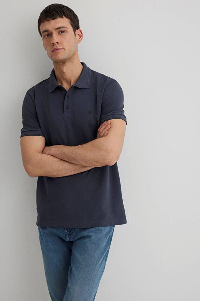Erkek Polo Tişört 064946-70726 Mavi 
