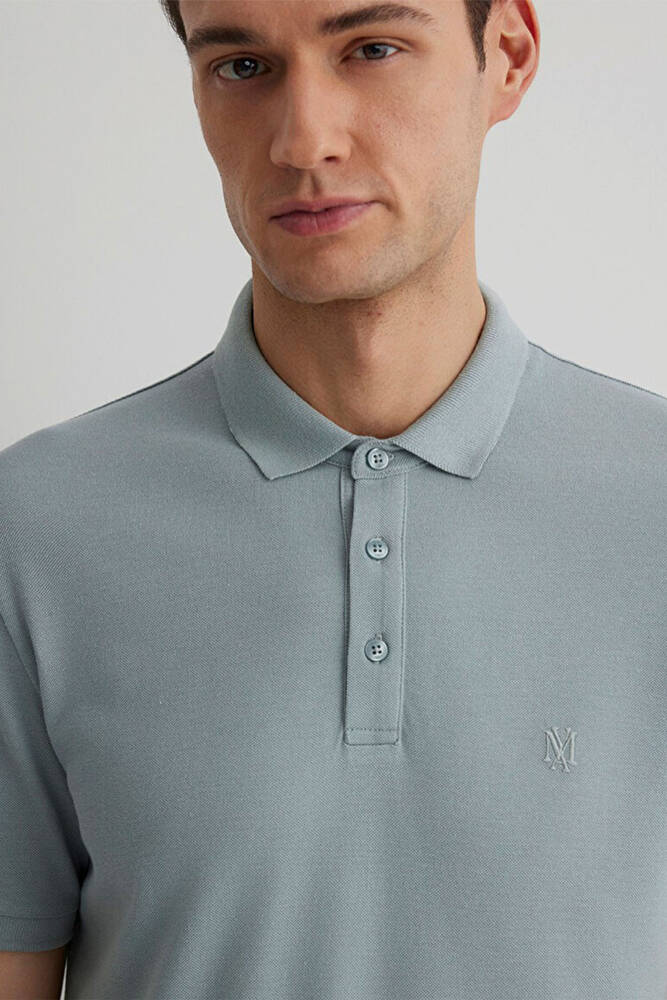 Erkek Polo Tişört 066157-31345 Gri 