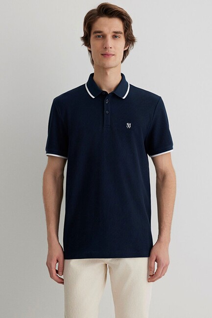Erkek Polo Tshırt 066039-30651 Lacivert - Thumbnail