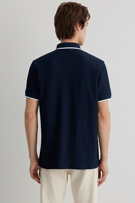 Erkek Polo Tshırt 066039-30651 Lacivert - Thumbnail