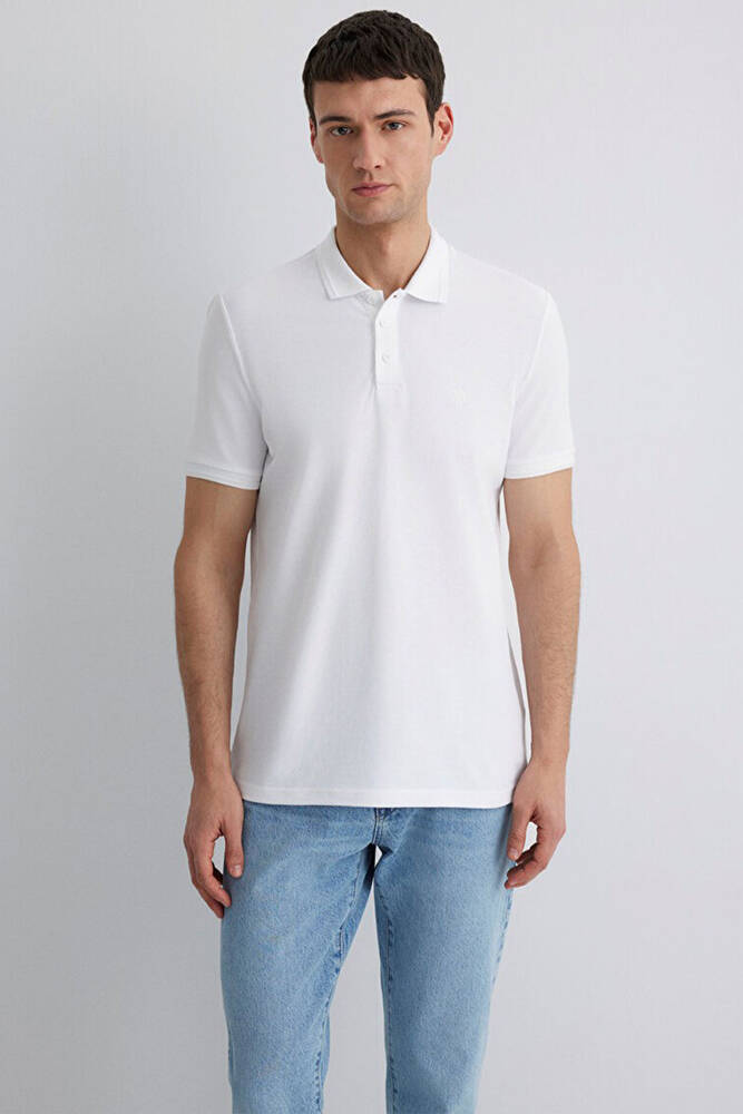 Erkek Polo Tshırt 064946-27879 Beyaz 