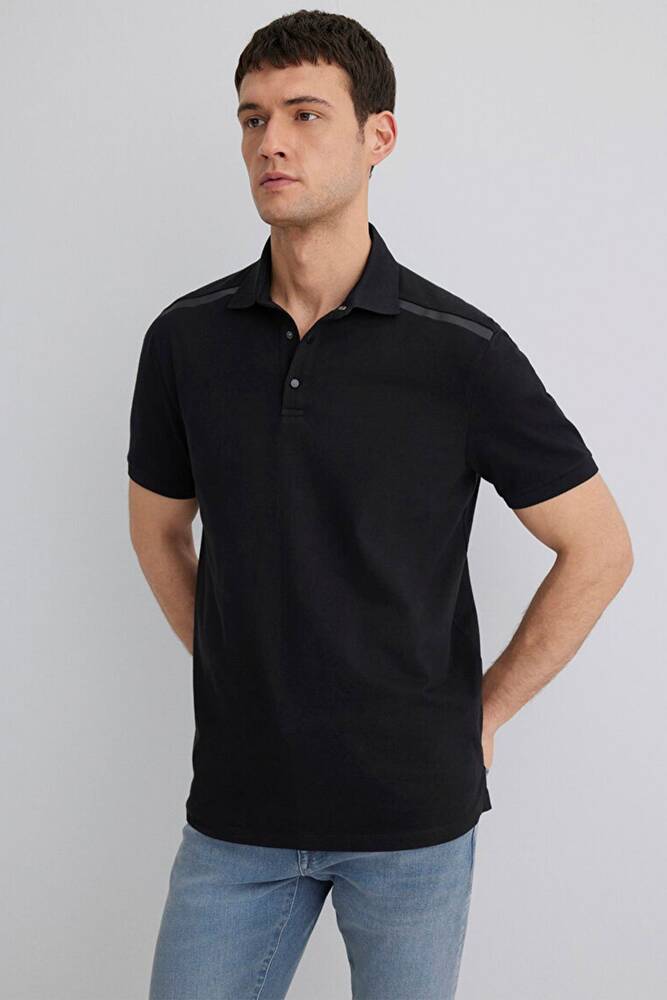 Erkek Polo Yaka Tişört 0611536-900 Siyah 