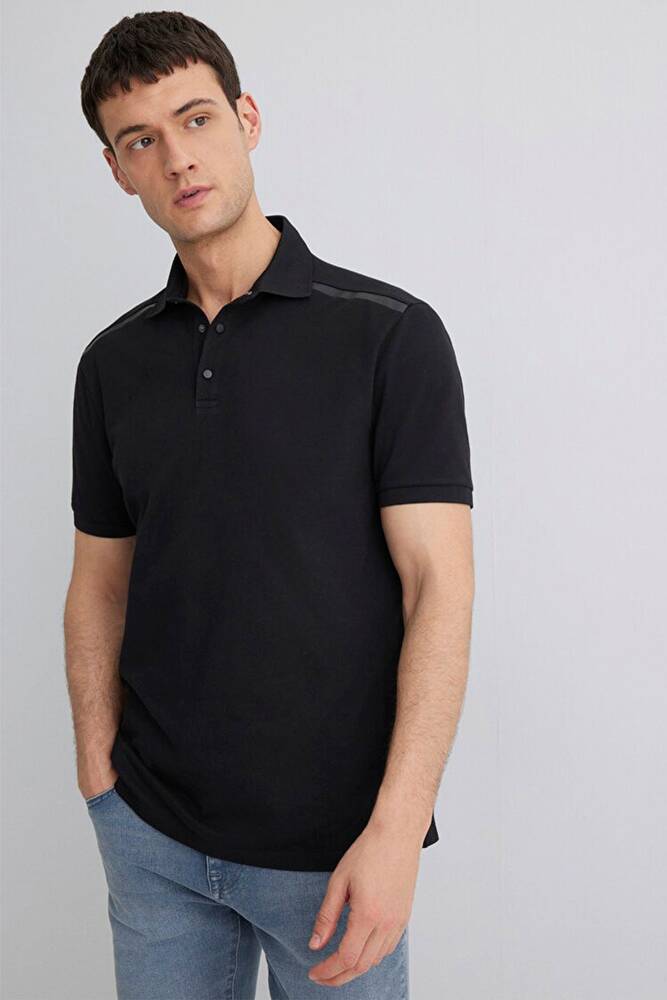 Erkek Polo Yaka Tişört 0611536-900 Siyah 
