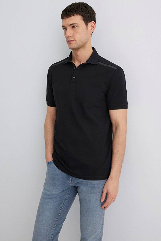 Erkek Polo Yaka Tişört 0611536-900 Siyah 